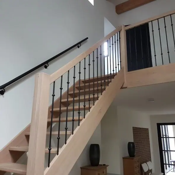 Landelijke houten trap