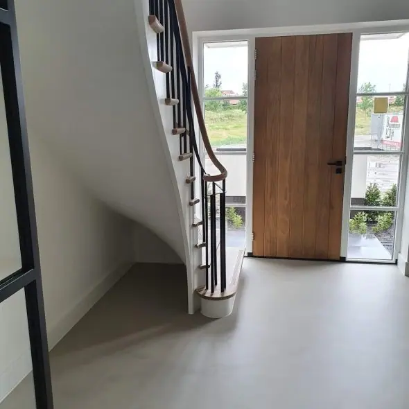 Landelijke onderkwart trap