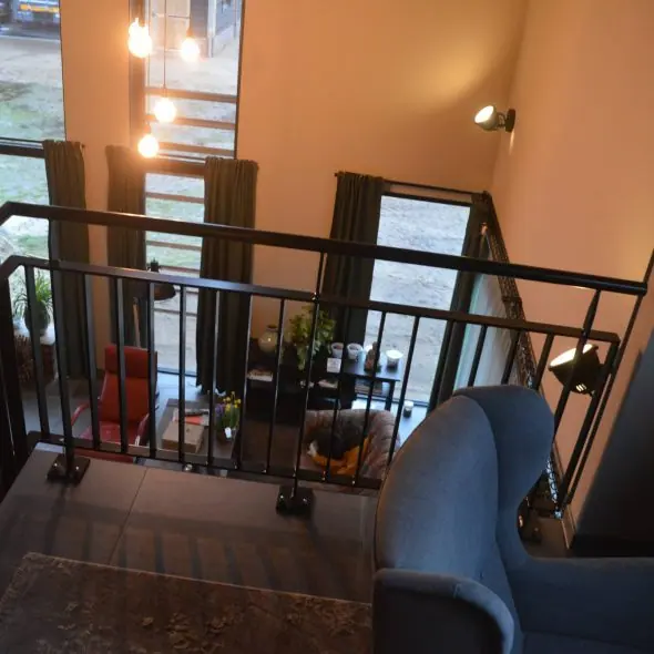 Trap met balustrade