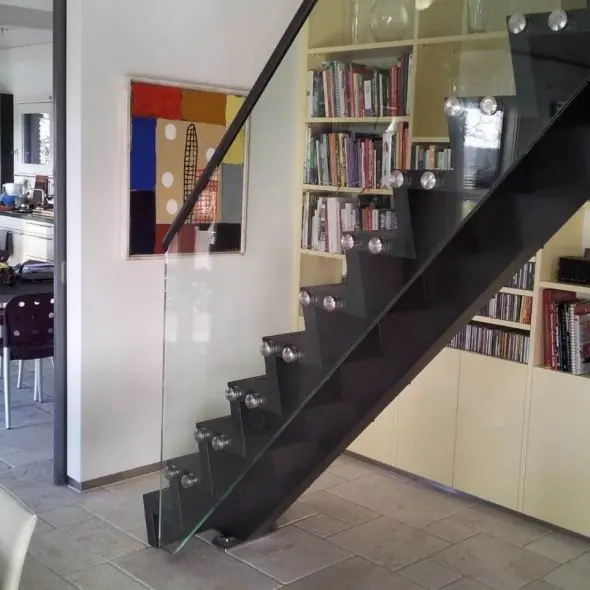 Moderne rechte trap