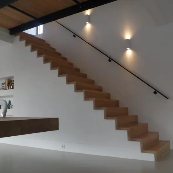 Houten steektrap op maat
