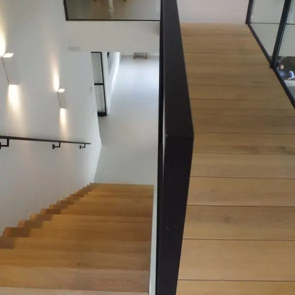 Glazen balustrade