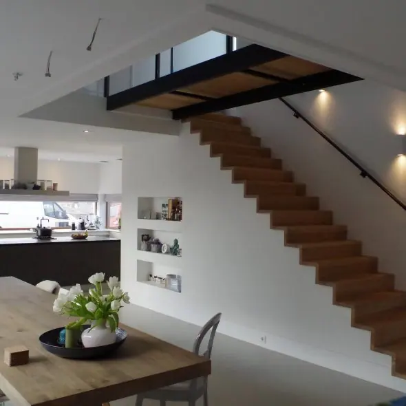 Houten steektrap op maat