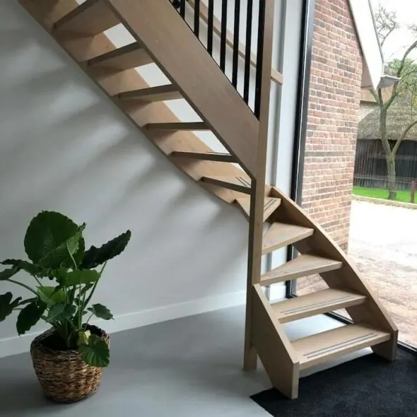 Maatwerk onderkwart trap