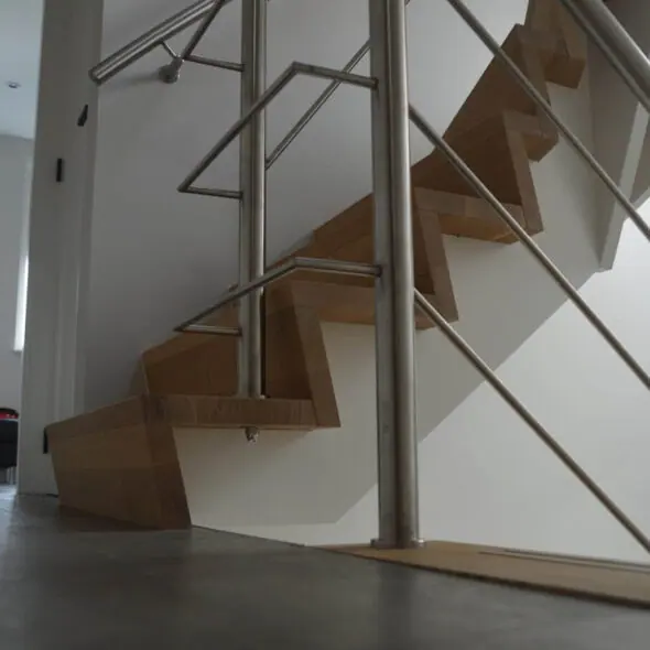 RVS hekwerk op verdieping