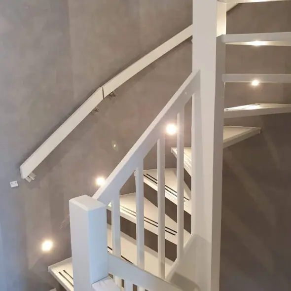 Ruimtebesparende spiltrap