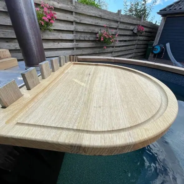 Hottub plank van hout