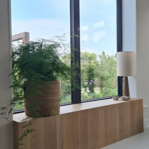 Houten zitvensterbank