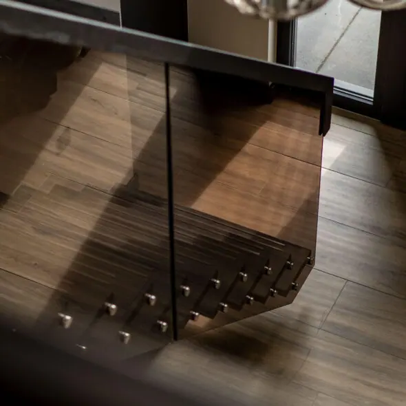 Glazen balustrade
