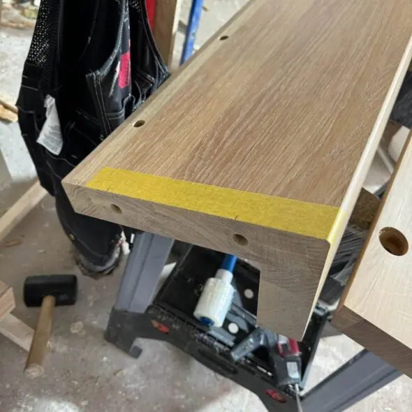 Zwevende trap constructie