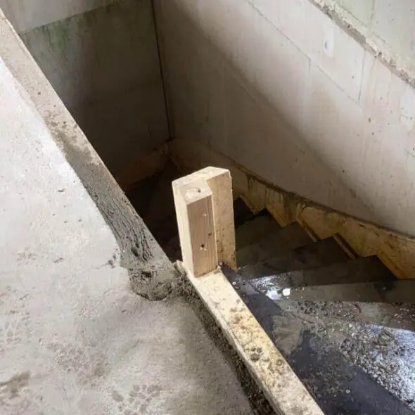 Betonnen trap