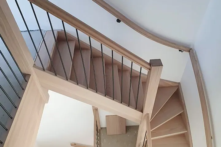 Onderkwart trap