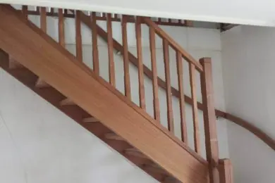 Houten kwarttrap