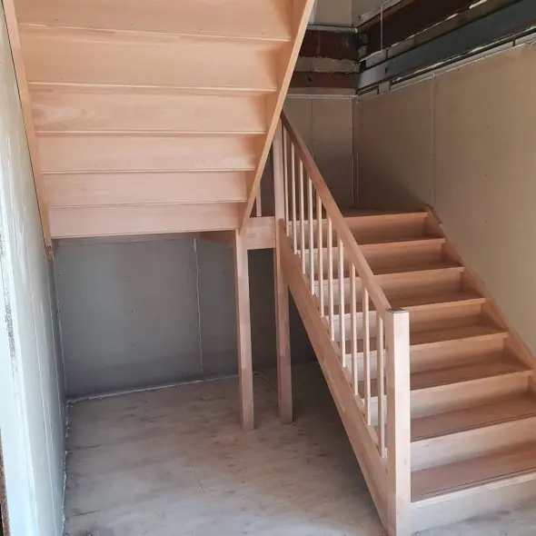 Beukenhouten trap