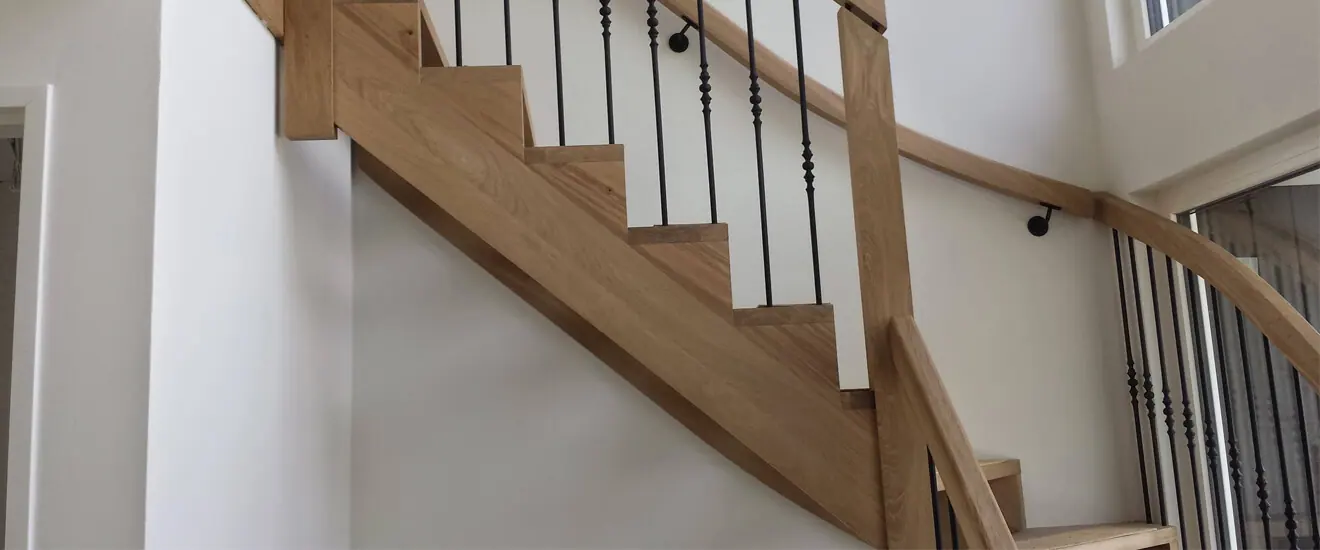 Eikenhouten trap op maat