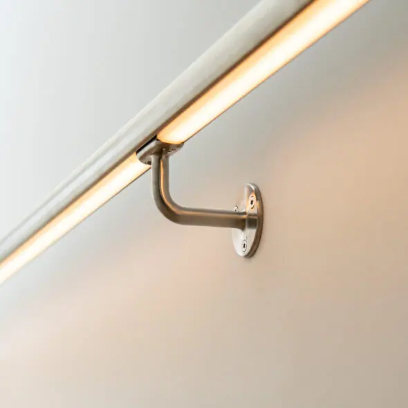 RVS leuning met LED-verlichting