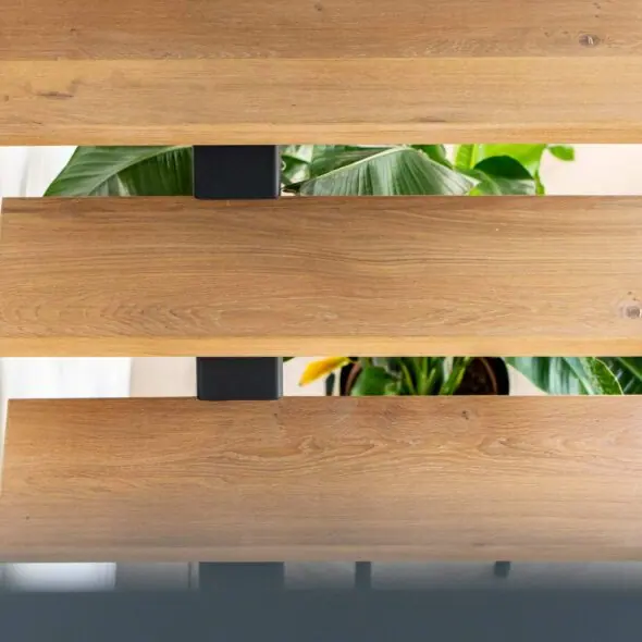 Houten traptreden